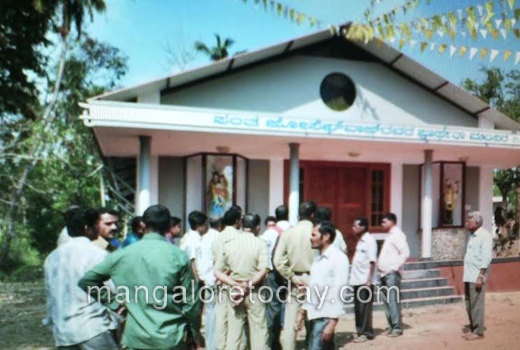 Miscreants target St Joseph Vaz Shrine at Panir 3